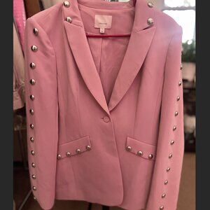 Cinq A Sept- Dive Studded Single Button Blazer (Size 8)